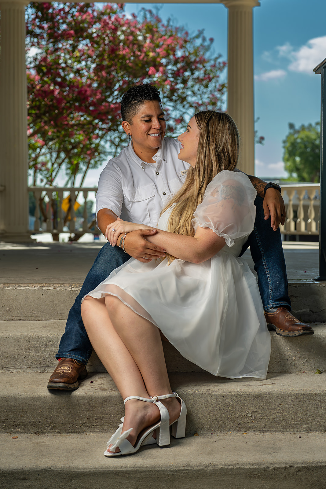 Engagement at Comal County Courthouse